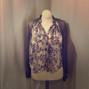 Adjustable FreePeople OverSize Botton Down XS